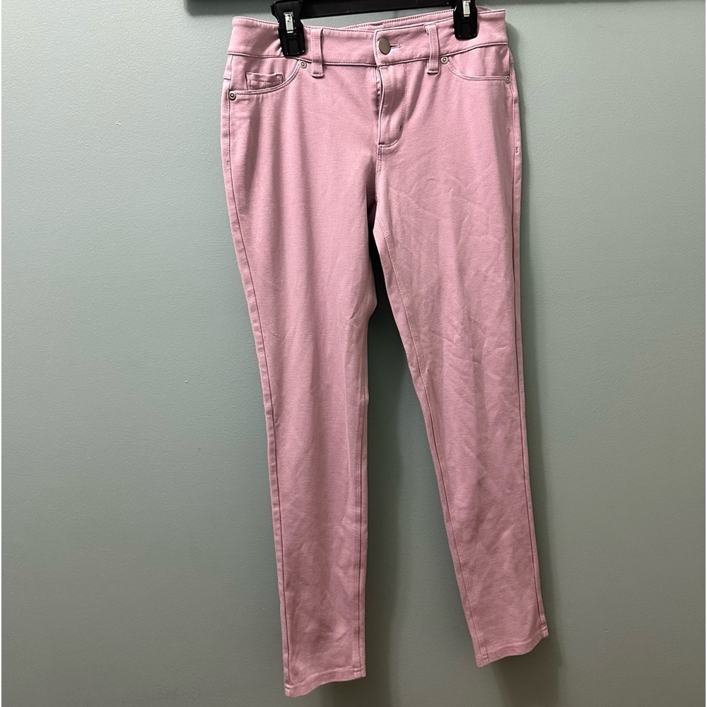 Cato purple  straight leg stretchy leggings contemporary size 4